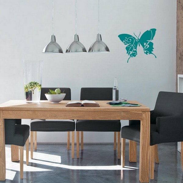 Exemple de stickers muraux: Papillon Bucolique